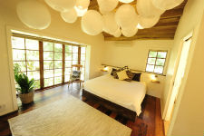 Get a great night sleep in the gorgeous Hummingbird Suites